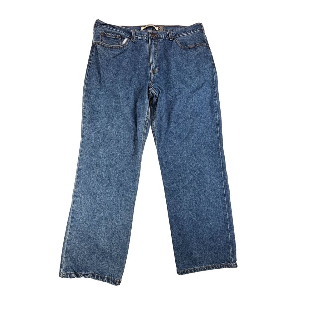 Urban Pipeline Up Jeans Mens 40x30 Blue Denim Vintage Distressed Baggy Skater